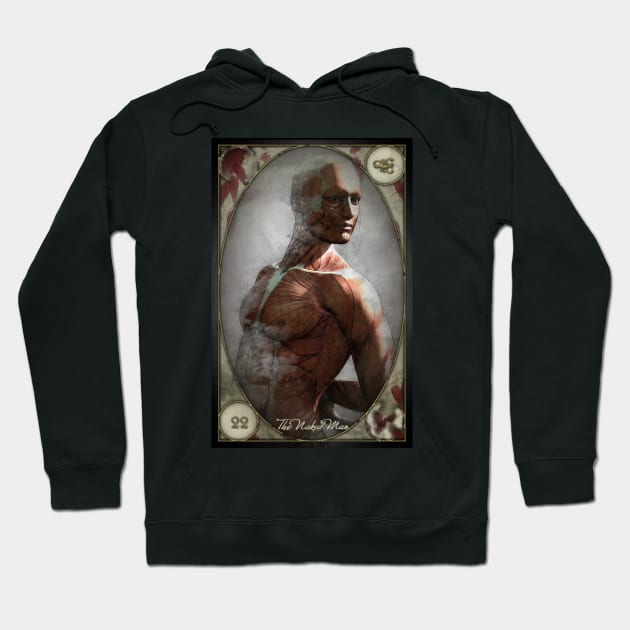 Magic Card - The Naked Man Hoodie by Blind Man Studio